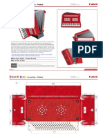 Accordion: Pattern: Parts Sheet (Pattern) : Fourteen A4 Sheets No. of Parts: 60 Parts