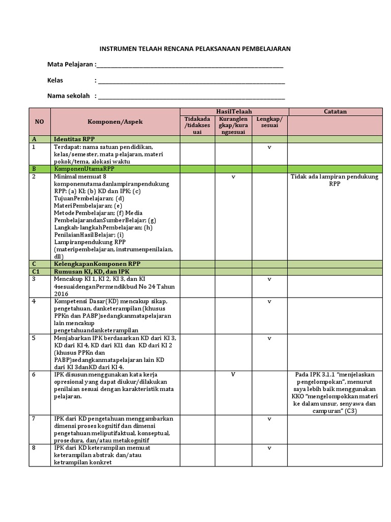 Contoh Rpp Yang Memuat 4 Dimensi Pengetahuan Dapatkan Contoh