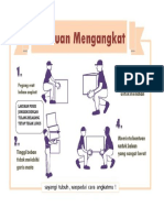 Lakukan Posisi Jongkok Dengan Tulang Belakang Tetap Tegak Lurus