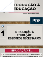 Introdução à Educação: Registros Necessários