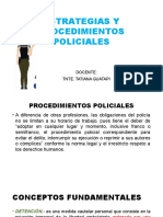 Estrategias y Procedimientos Policiales