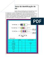 Identificação de diodos por cores de faixas