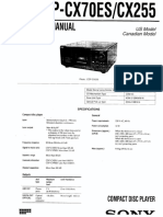 Sony Cdp-Cx70es, CDP-CX255