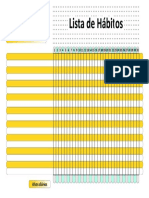 Lista de Habitos