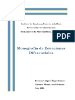 Aplicación de Ecuación Diferencial de Segundo Orden