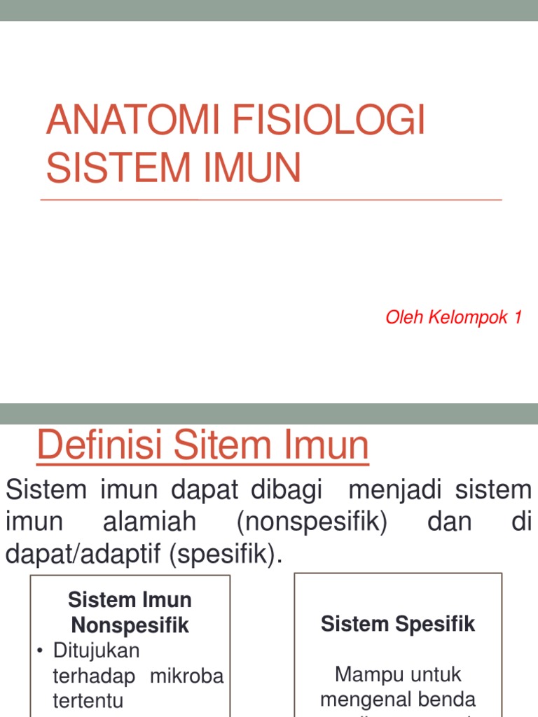 Anatomi Fisiologi Sistem Imun | PDF