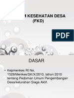 Forum Kesehatan Desa (FKD)