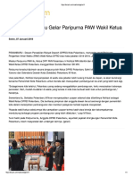 DPRD Pekanbaru Gelar Paripurna PAW Wakil Ketua DPRD