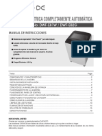 Lavadora eléctrica DWF-E81W/DWF-E82G manual de instrucciones