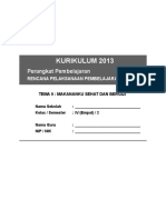 [9] Rpp Sd Kelas 4 Semester 2 - Makanan Sehat Dan Bergizi