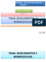 Clase II Bioelementos