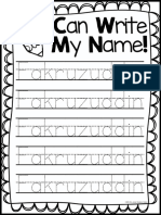 I Can Write My Name!: Fakruzuddin Fakruzuddin Fakruzuddin Fakruzuddin