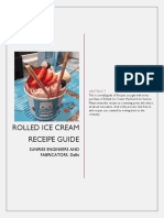 Reciepe Guide - Rolled Ice Cream PDF