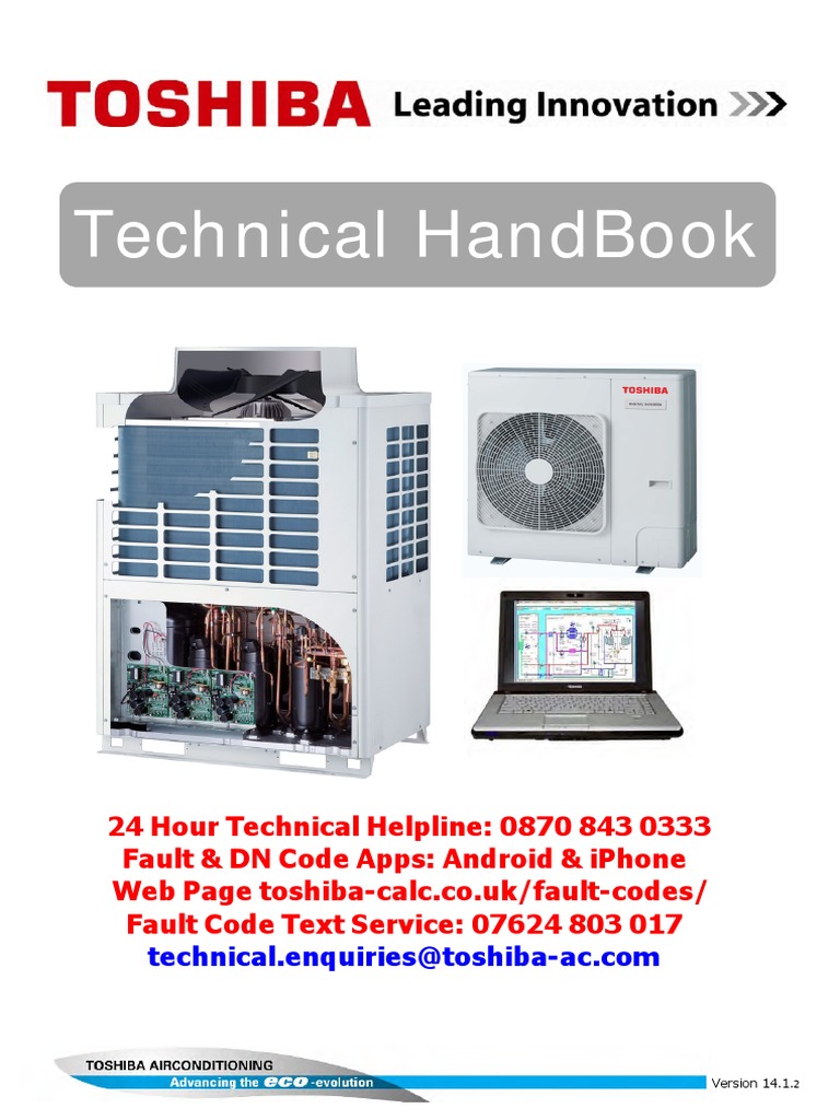 Toshiba VRF Error Code Handbook | PDF | Air Conditioning | Fuse ...