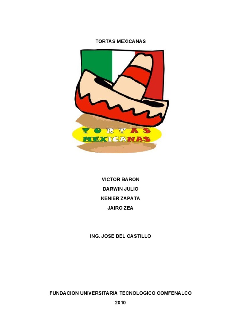 Plan de Negocio Tortas Mexicanas | PDF | Taco | Marketing