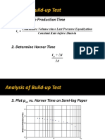Analysis of Build-Up Test: 1. Determine Production Time