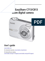 Kodak Easyshare C713/C813 Zoom Digital Camera: User'S Guide