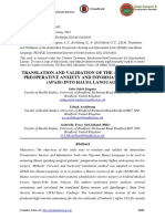 Translation and Validation of The Amsterdam Preoperative Anxiety and Information Scale (Apais) Into Hausa Language