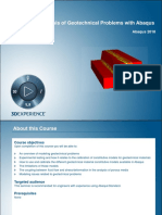 Analysis of Geotechnical Problems With Abaqus