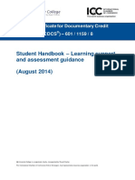 CDCS Student Handbook - Learning Support and Assessment Guidance - FINAL - Version 02 - 04.08.2014