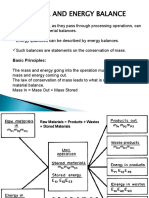 Material and Energy Balance: Basic Principles