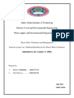 Addis Ababa Institute of Technology School of Civil and Environmental Engineering Water Supply and Environmental Engineering