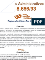CEP Contratos Administrativos - Lei 8.666 - Professor Luis Octavio