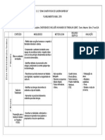 Planejamento Anual 2º Ano EJA DIMT 2019