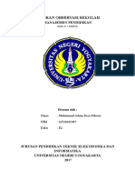 Laporan Observasi Sekolah