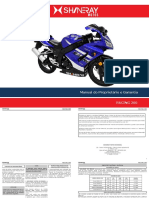 Manual de Proprietário Racing 200 PDF