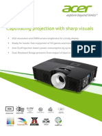 Captivating Projection With Sharp Visuals: Acer P1283