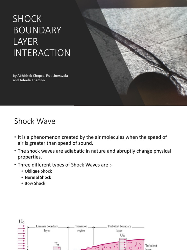 Shock Boundary Layer Interaction | PDF | Technology & Engineering