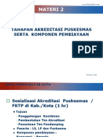 Tahapan Akreditasi Puskesmas Serta Komponen Pembiayaan