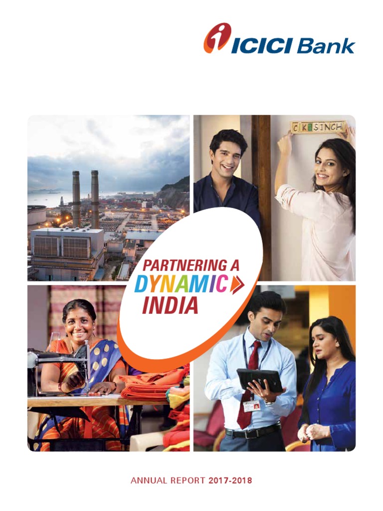 Icici Bank Annual Report Fy 2018 Pdf Banks Economic Development