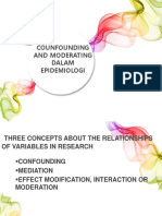 Counfounding and Moderating