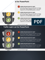 Traffic Light List For Powerpoint: Presentationgo
