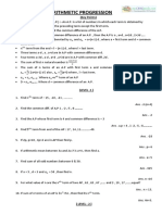 Arithmetic Progression Key Points Explained