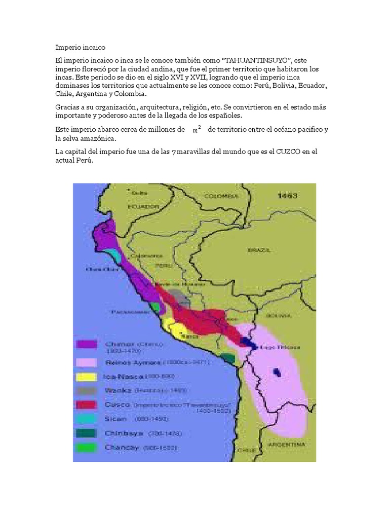 Imperio Incaico | PDF | Imperio Inca