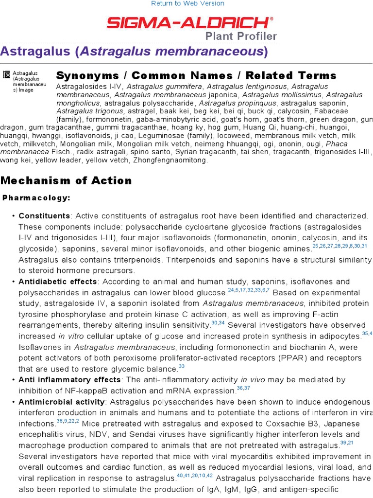 Astragalus Membraneceus PDF Macrophage Inflammation