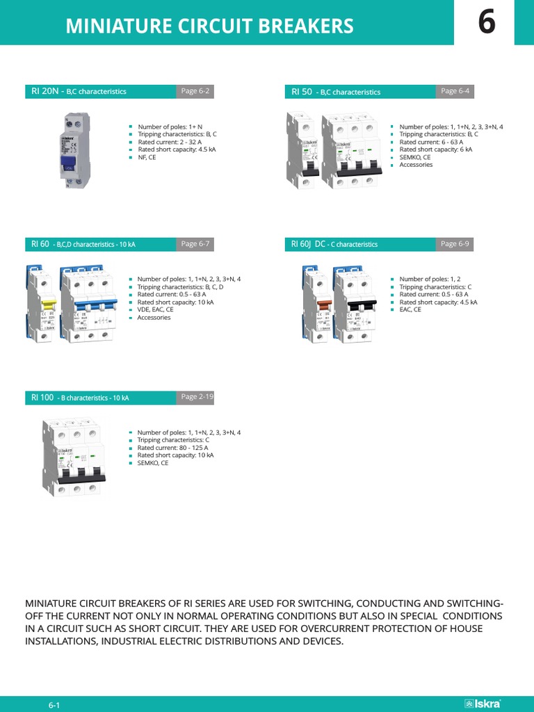 Miniature Circuit Breakers 02 PDF | PDF | Power Engineering ...