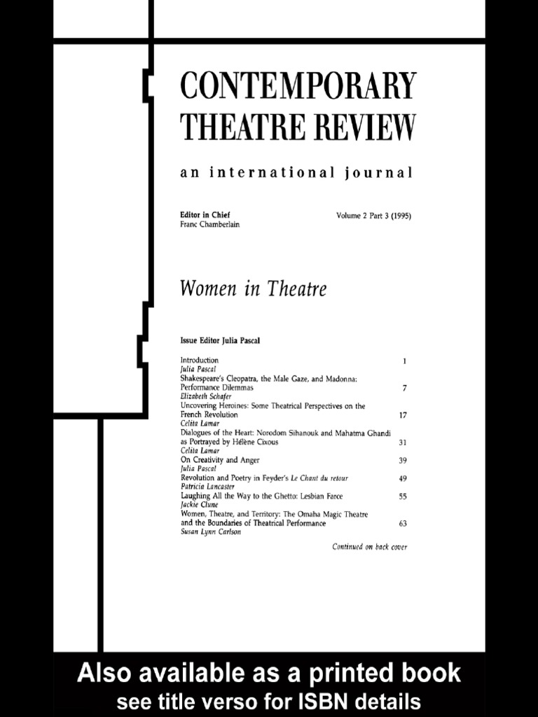 Page De Garde Cahier Mes Commectes Women in Theatre | PDF | Photocopier | Publishing