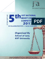 The 5 KIIT National Moot Court Competition, 2017 1 - Page
