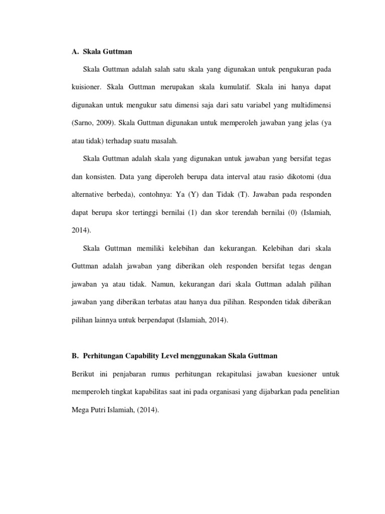 Skala Pengukuran Dalam Penelitian