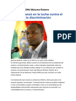 Relator de La ONU Mutuma Ruteere