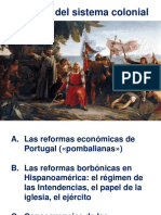 Reformas Pombaliana y Borbónica