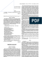 Desp 16034.2010; 22.Out - Padroes Desempenho Docente