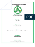 Evaluación de Las Competencias en La Educación Básica