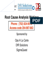 Root Cause Analysis PDF