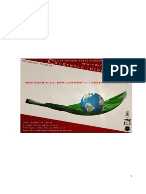 Estudios Sobre Lo Imaginario Pdf Sustentabilidade Humano