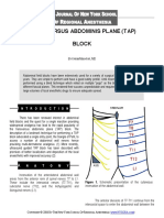 Transversus Abdominis Plane (Tap)